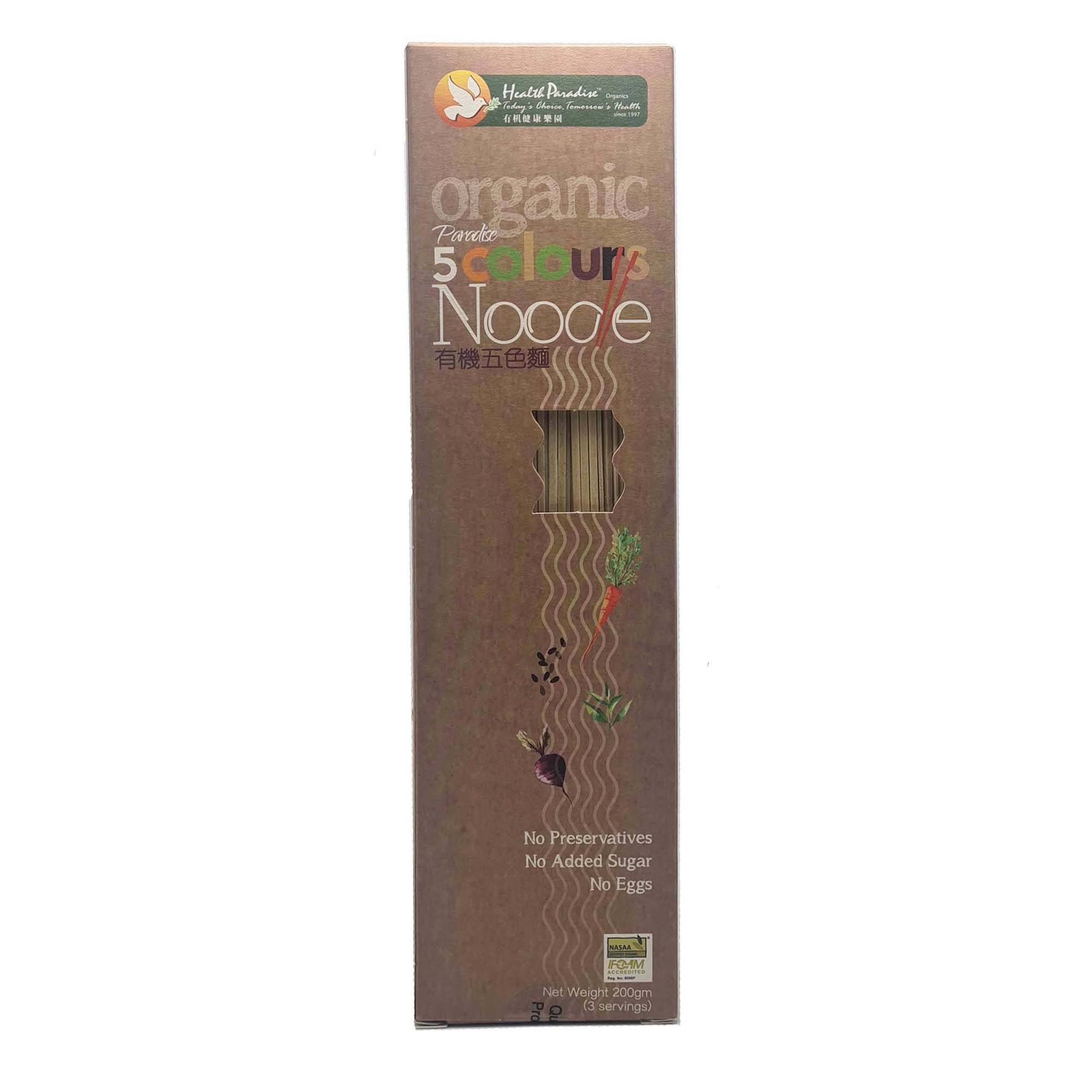 Organic Paradise 5 Colours Noodle 有机五色面