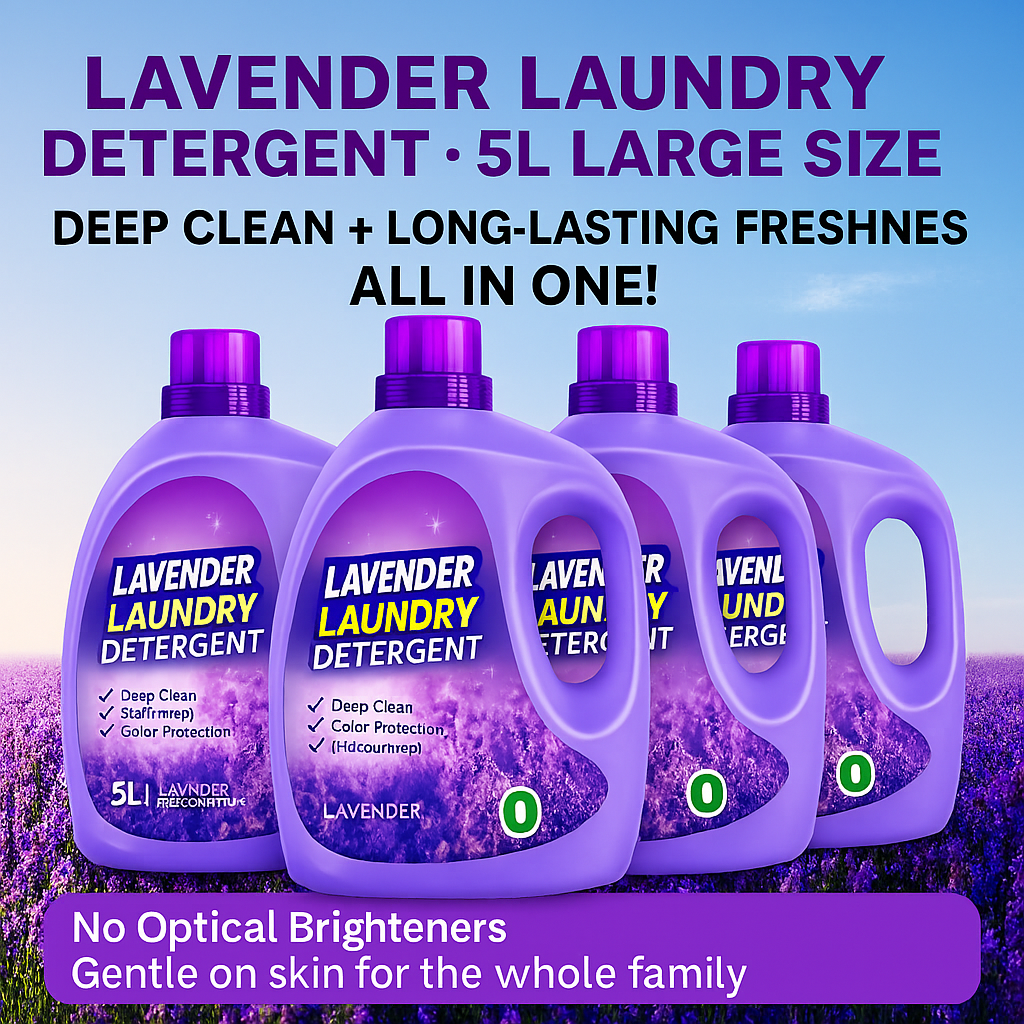 5L LAVENDER LAUNDRY DETERGENT 薰衣草洗衣液