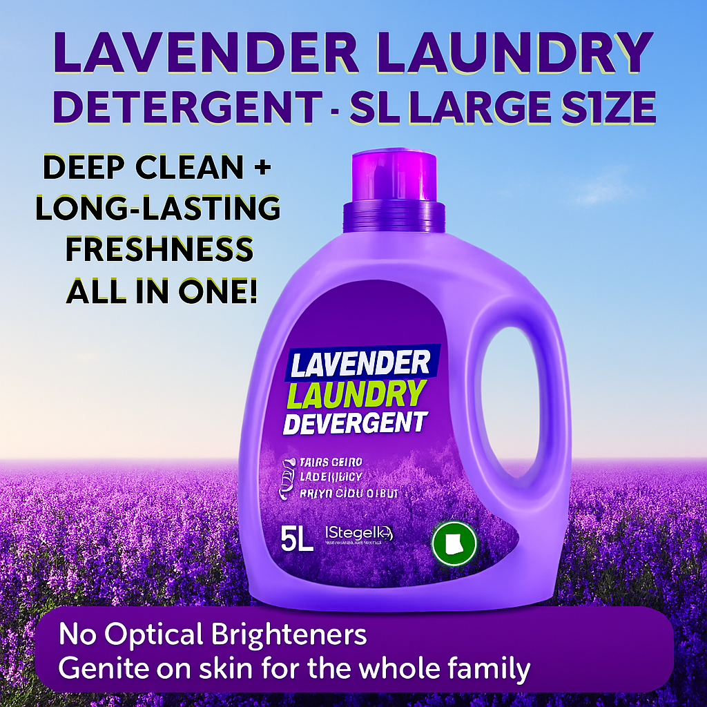 5L LAVENDER LAUNDRY DETERGENT 薰衣草洗衣液