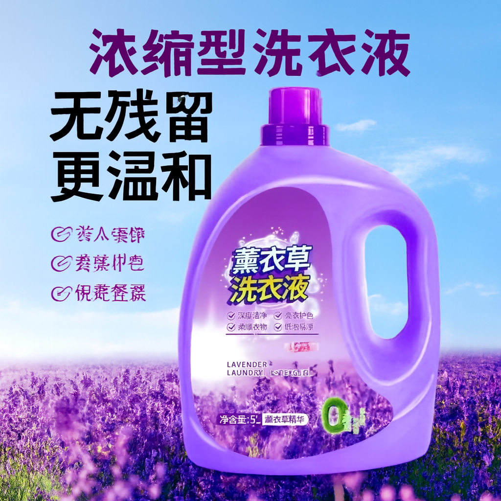5L LAVENDER LAUNDRY DETERGENT 薰衣草洗衣液